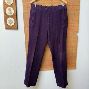 Purple Corduroy Trousers